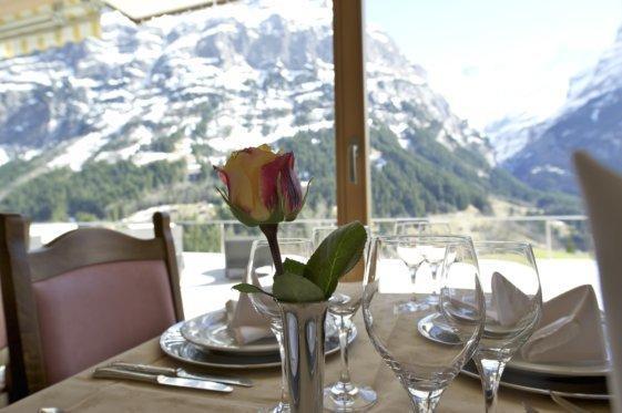 Hotel Gletschertal Grindelwald Restaurant foto